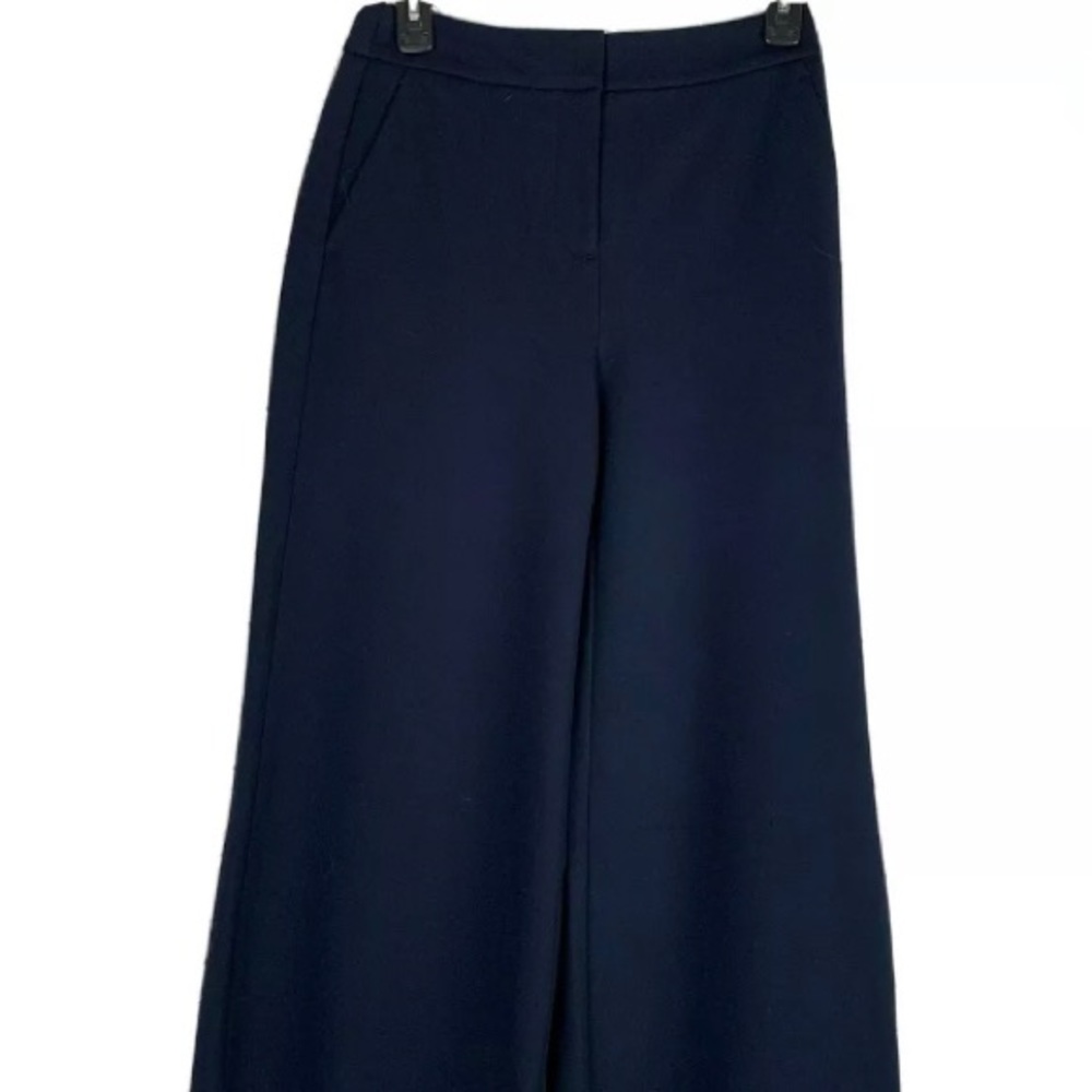 Boden Pants Navy Blue NWT Flare Crop Pants sz 4
